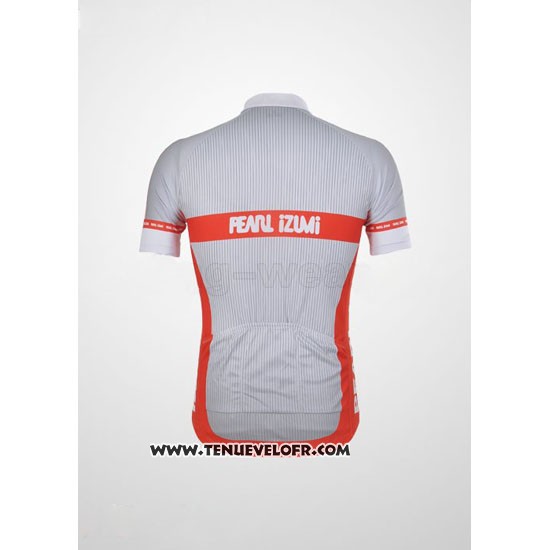 2011 Maillot Ciclismo Pearl Izumi Rouge et Gris Manches Courtes et Cuissard